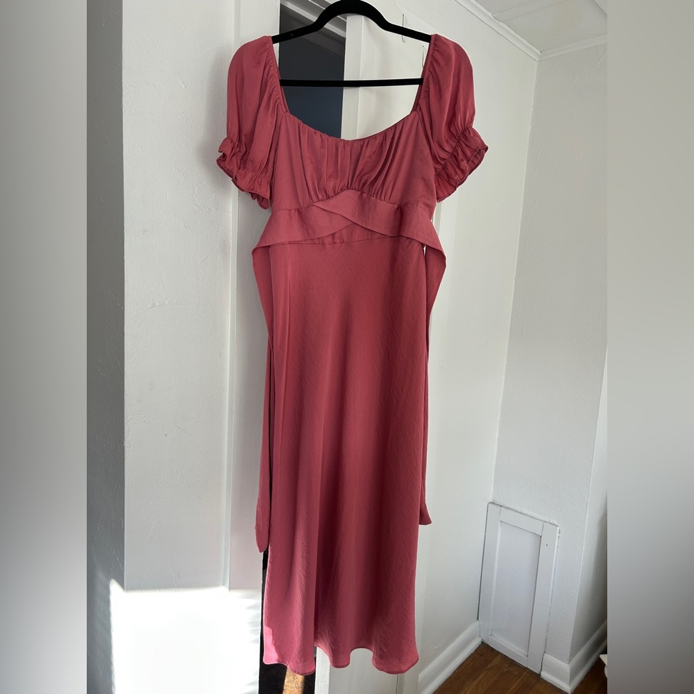 Francesca Pink Midi Dress M